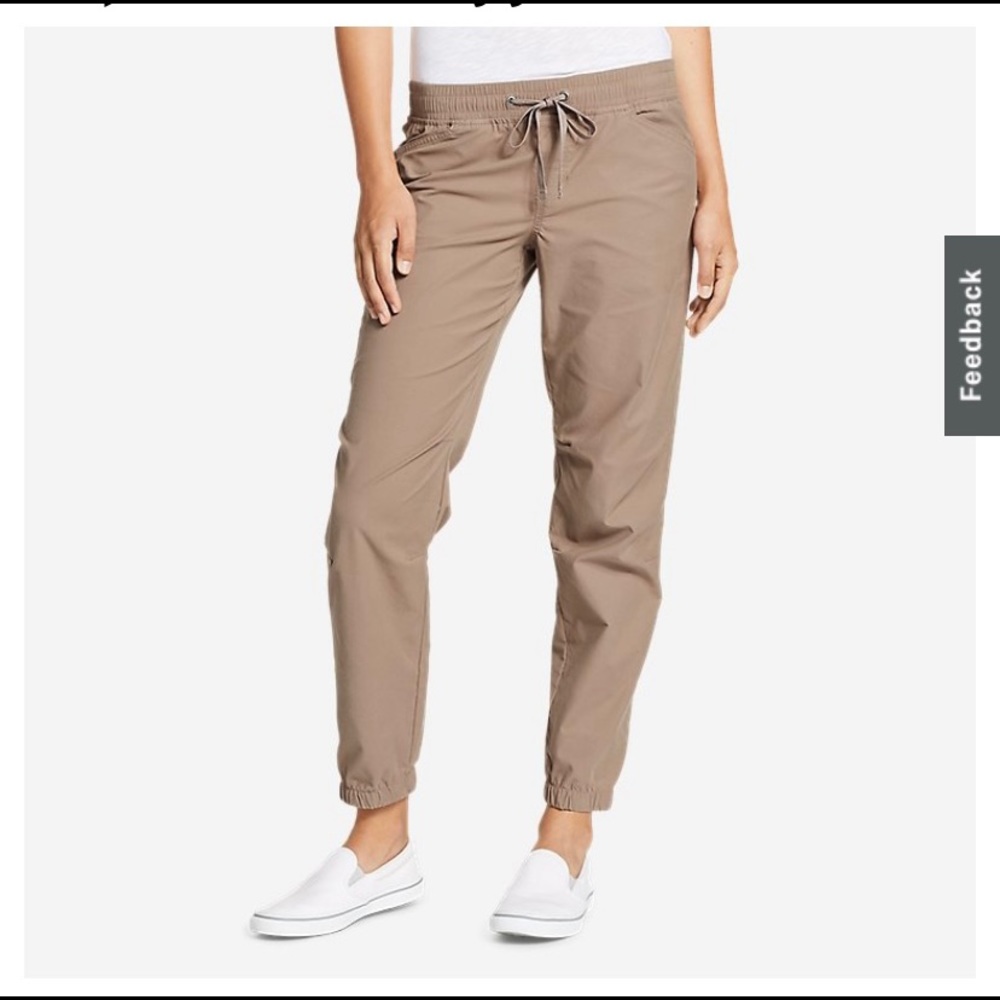 Eddie Bauer size 8 joggers - driftwood